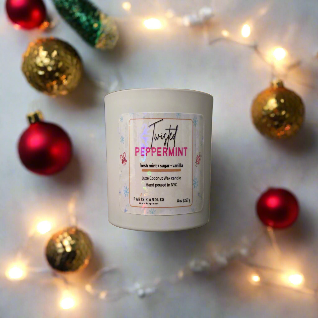 Twisted Peppermint| 8oz Candle | Frosty Winter Collection