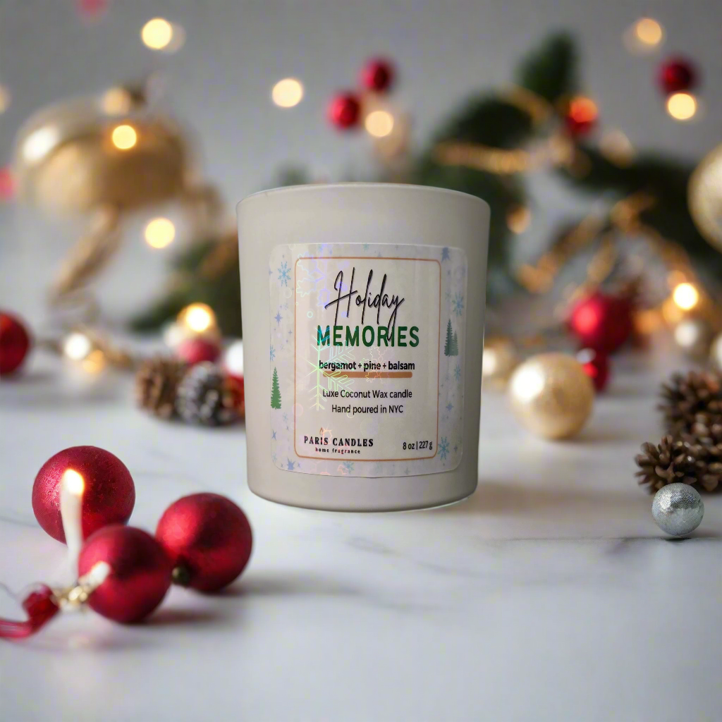 Holiday Memories| 8oz Candle | Frosty Winter Collection