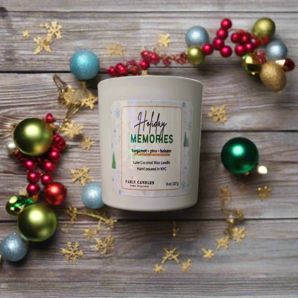 Holiday Memories| 8oz Candle | Frosty Winter Collection
