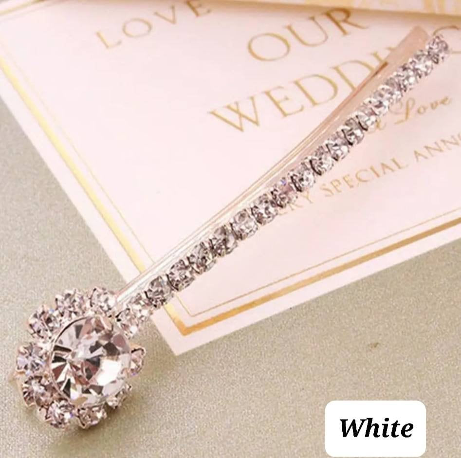 Water Gemstone Diamond bobby pin