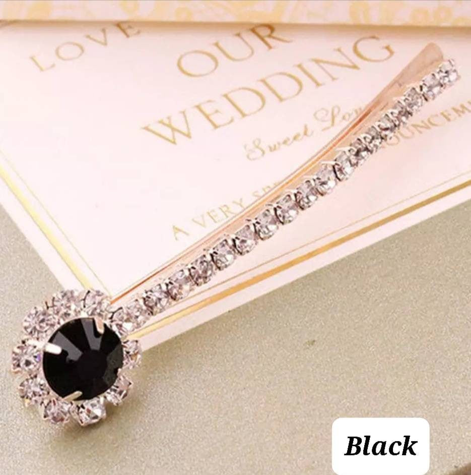 Water Gemstone Diamond bobby pin
