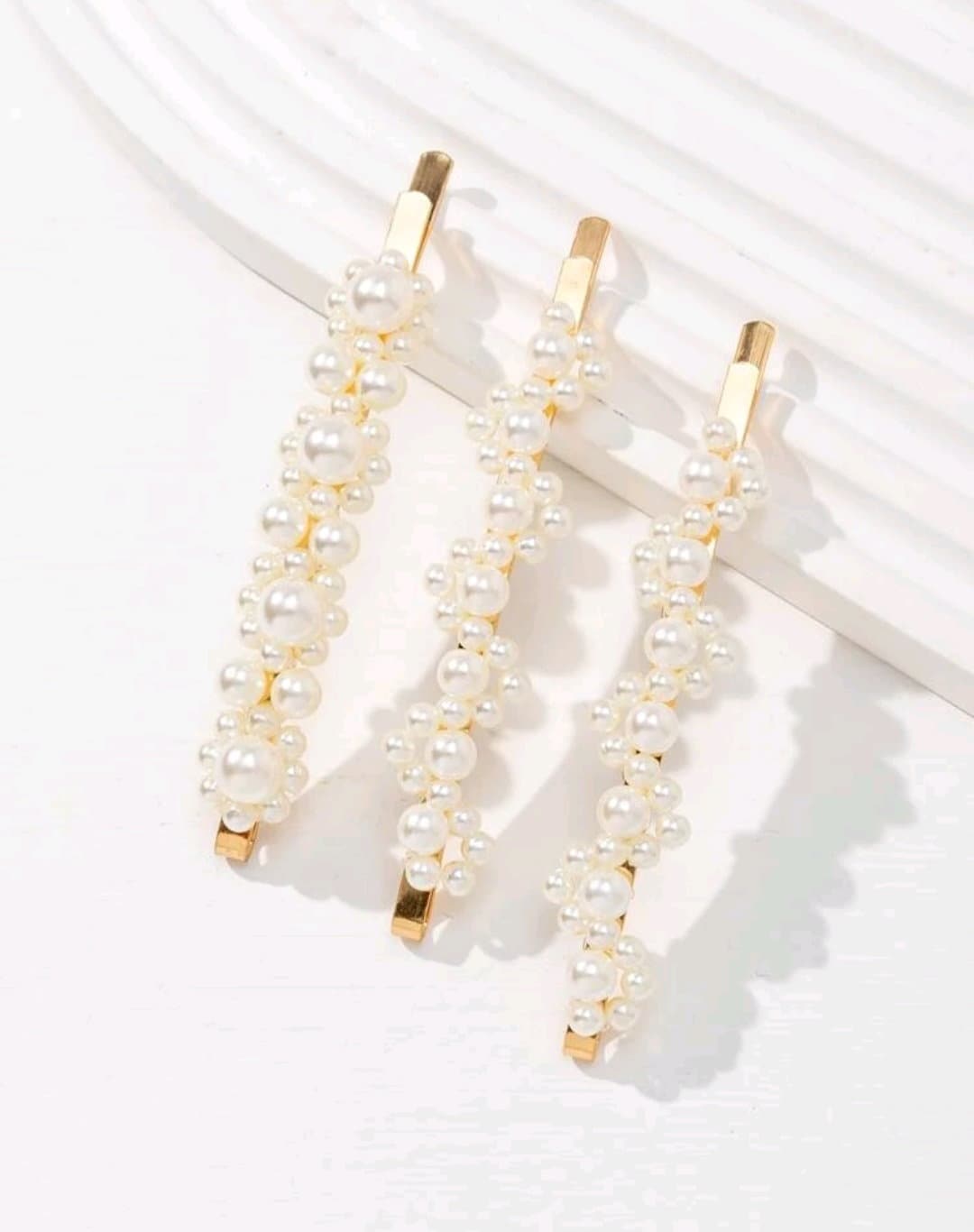 ISLA - 3pc Pearl bobby hairpin set