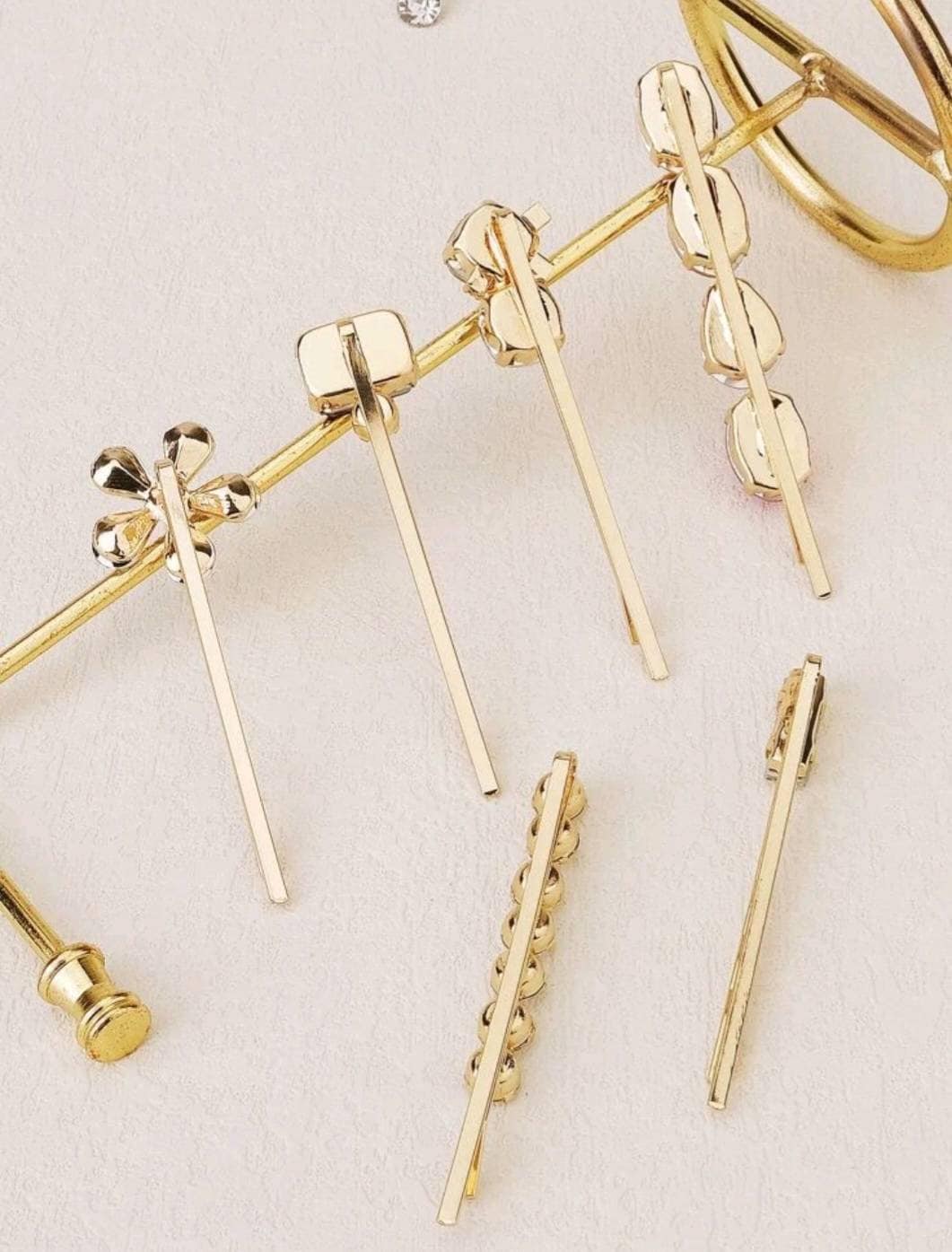 LILA - 6pcs Rhinestone bobby pin hair pin set