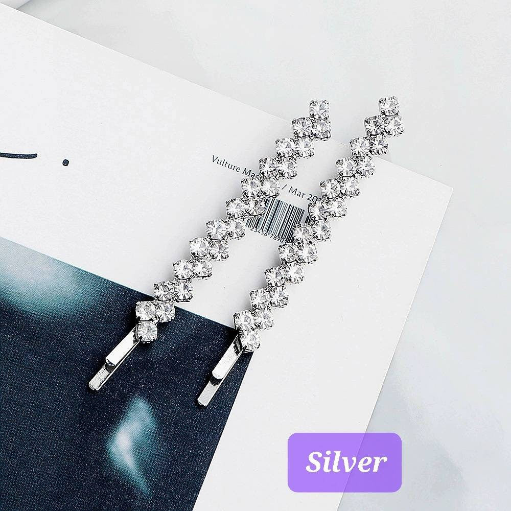 CLEO - Rhinestone 1 or 2pc bobby pin