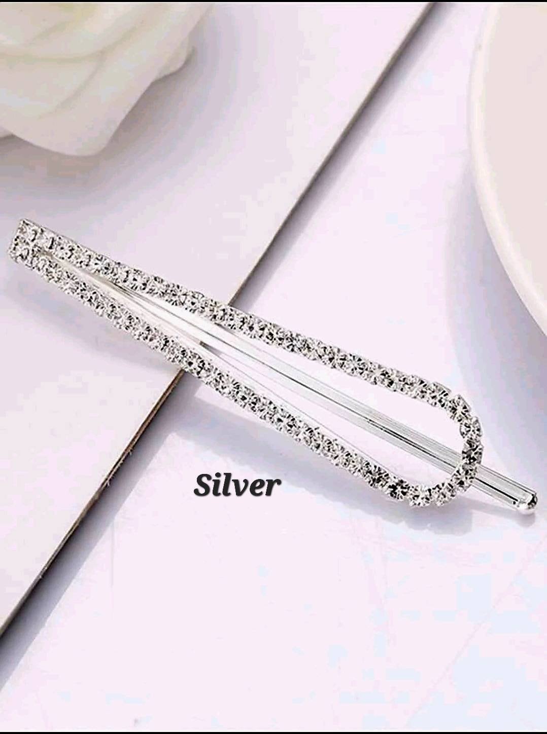 U-Shaped Crystal Hairpin