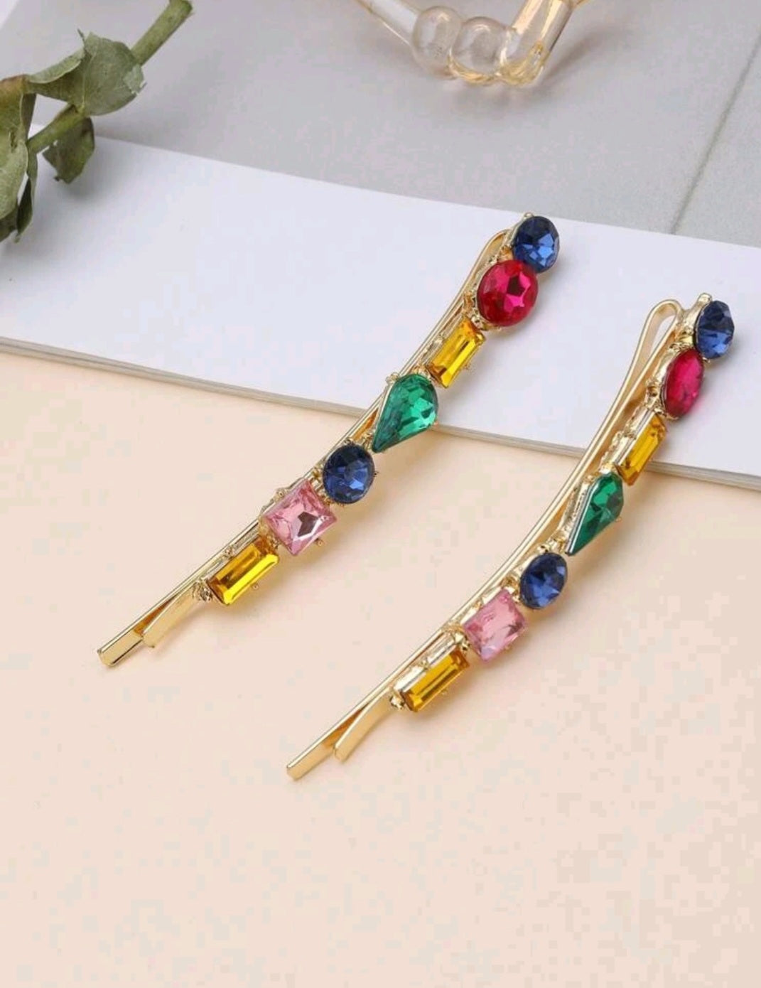 Glamorous Colorful Bobby Pin 1pc/2pc set