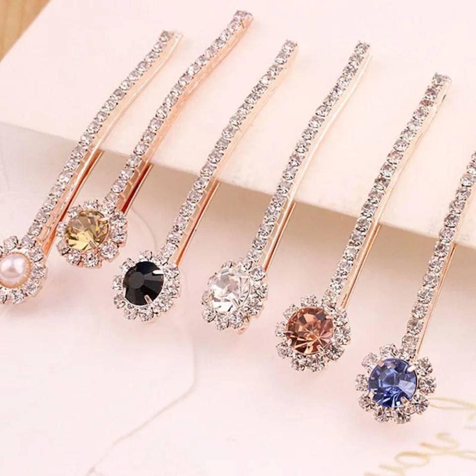 Water Gemstone Diamond bobby pin