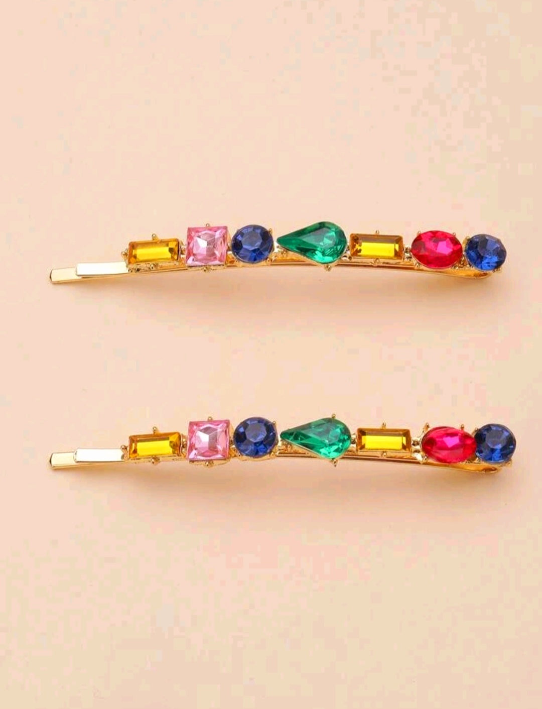 Glamorous Colorful Bobby Pin 1pc/2pc set