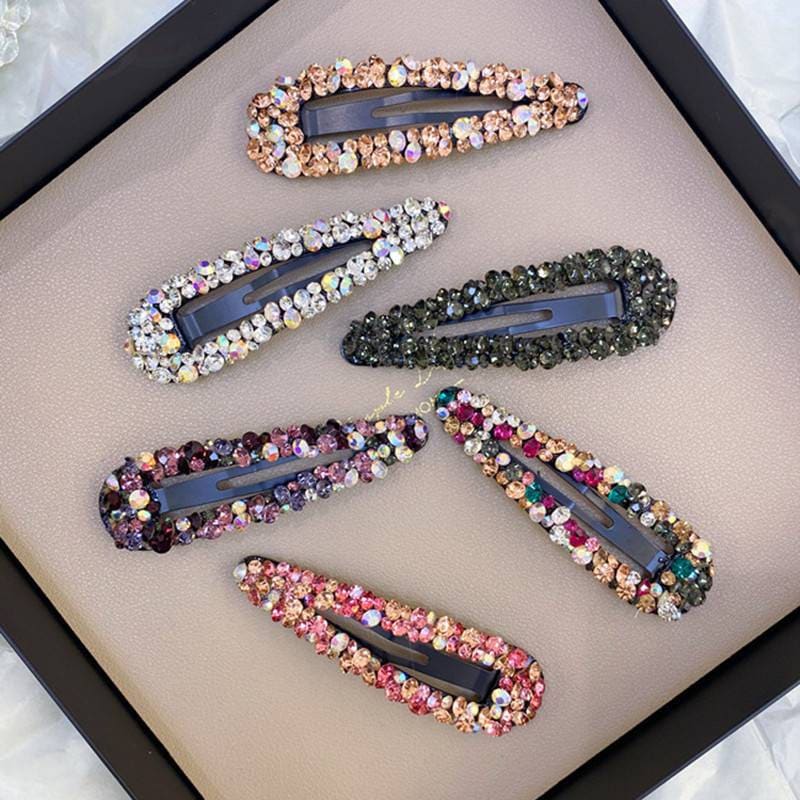teardrop snap hair clips
